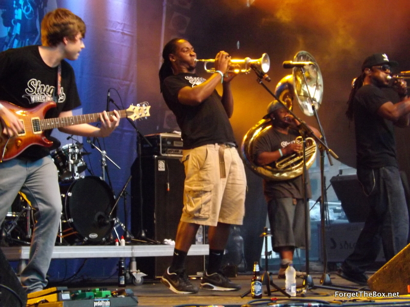 The Stooges Brass Band brings the party The Box