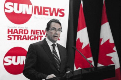 pkp sun news canadian flags