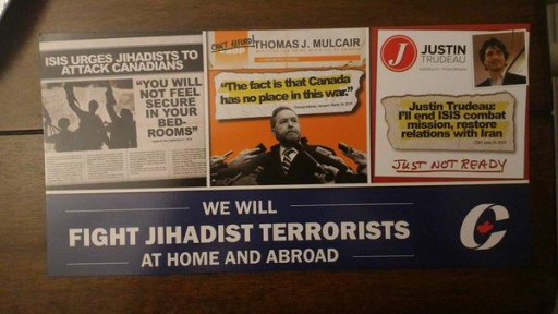 Post-Crosby Conservative mailout (via Twitter)