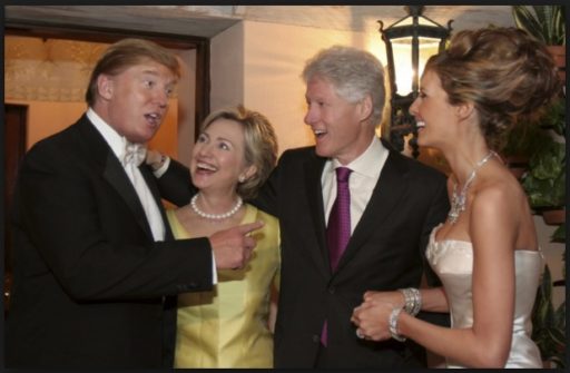 trump and clintons