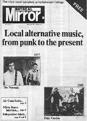 Mirror first cover 1985 Mirror cover 1985