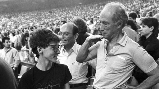 Pierre-Trudeau-Justin-Trudeau-baseball-game