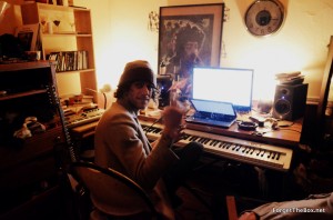 Eddie Paul at Emery Street Studios/his bedroom Emery Street studios