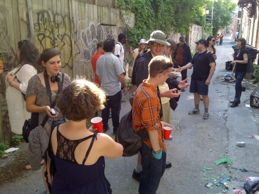 dumpster dive art drive