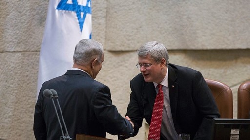 harper netanyahu